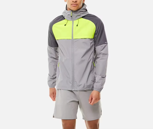 Conjunto Corto para Hombre OEM Personalizado de Alta Calidad, Sudadera con Cremallera de Nailon y Pantalones Cortos, Nuevo Conjunto Corto Cortavientos - Product Image 2