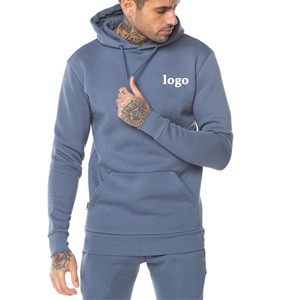 Conjunto de ropa deportiva para hombre con patrón personalizado de alta calidad, Sudadera con capucha de diseño de dos piezas, chándal informal de algodón 100% de alta calidad - Product Image 4