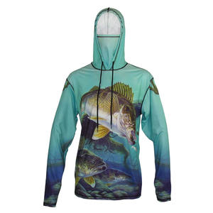 Sudadera con Capucha de Pesca de Manga Larga, Personalizada, Sublimada, UPF50+, Talla Grande, Transpirable, de Secado Rápido, Ligera y Reciclada para Hombre - Product Image 4