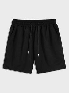 Summer New 2025 Men Formal <b>Shorts</b> Street Wear Elastic Waist Breathable Quick Dry Oxford Fabric Jogger - Product Image 2