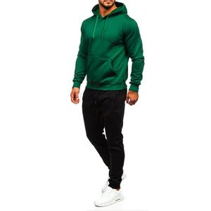 Venta al por mayor de ropa deportiva de algodón 100% de talla grande personalizada conjunto de Sudadera con capucha de lana de gran tamaño Jogger invierno transpirable impreso chándales con capucha - Product Image 3