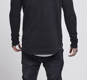 High Quality Custom Pullover <b>Black</b> <b>Plain</b> No String Hoodies Men Boxy 100% Cotton <b>Hoodie</b> Blank Sweatshirt - Product Image 6