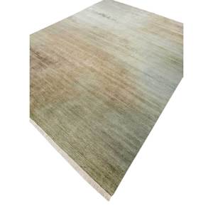 Jnq-1438ขนสัตว์ถักมือและพรมผ้าไหม (Cs-01) สำหรับใช้ในบ้าน-พรม Jaipur ZA สีเขียว - Product Image 1