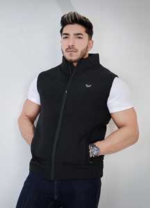 Black Edition Nuevo diseño Cremallera Chaqueta sin mangas para hombre Ropa de invierno Hombres Ropa de calle de calidad personalizada Chaqueta de moda - Product Image 5