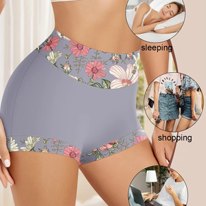 Women's Sexy High Waist Underwear Breathable Multi-Color Beach Vacation Briefs Everyday Knitted Panties Wholesale Bikini
