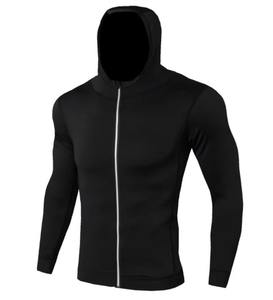 Compra de ropa deportiva para hombre, chaqueta de compresión ajustada y ligera, ropa de gimnasio elástica de manga completa para hombre - Product Image 3