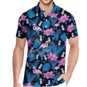 Camisetas de polo de sublimación transpirables Camisetas de polo de sublimación al aire libre Precio al por mayor Camisetas de polo de sublimación - Product Image 5