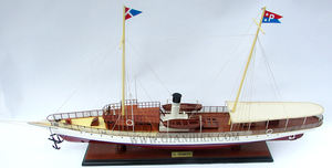 Gia Nhien Fabricante Diseño personalizado MOQ bajo El Primero yate de vapor MODELO DE MADERA BARCO-MODELO DE NAVE DE MADERA DE ALTA CALIDAD Hecho a mano - Product Image 6