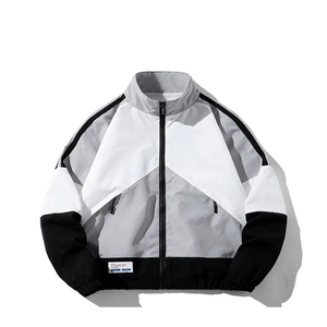 Cortavientos de calle autocultivo para hombre, Sudadera con capucha y solapa, abrigo lavado de otoño, chaqueta cortavientos impermeable de hip-hop - Product Image 6