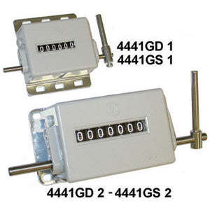 Compteur de coups à clé industriel en métal et plastique 4441gd, à zéroisation automatique - Product Image 1
