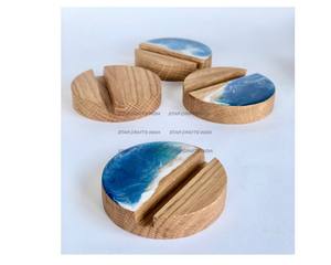 Wood Best <b>Coaster</b> <b>for</b> <b>Drinks</b> Epoxy Resin Best <b>Coaster</b> Wooden Cup Mat Tea Beer Coffee Best <b>Coaster</b> by STAR CRAFTS INDIA - Product Image 3