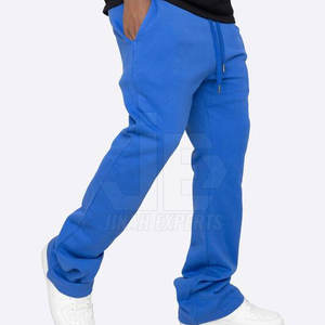 กางเกงสเวตเตอร์ทรงตรงสำหรับผู้ชายกางเกงทรงซ้อนดีไซน์ใหม่ล่าสุดสำหรับผู้ชาย - Product Image 2