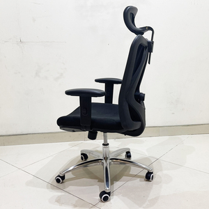 CTH-18S Ergonomic <b>Mesh</b> Chair with Adjustable Height Foam Fabric Material Modern Design for Home Office Aluminium <b>Plastic</b> Iron - Product Image 5