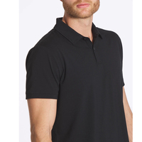 Hochwertige Kontrast farbe Design Männer 100% Baumwolle Mikro faser Polos hirts Golf Shirts individuelles Design