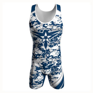 Nouveauté 2026, vêtements de lutte en spandex à sublimation, justaucorps de lutte pour hommes, respirant, personnalisé - Product Image 3