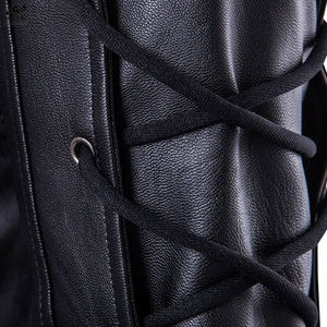 Produit le plus vendu Veste supérieure en cuir Meilleures vestes en cuir minces d'hiver pour hommes Veste en cuir de conception personnalisée - Product Image 2