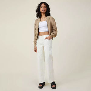 Chaqueta Bomber de Manga Larga con Cremallera para Mujer, Talla Grande, Diseño Superior Personalizado, el Mejor Diseño de Chaqueta para Mujer 2026 - Product Image 5