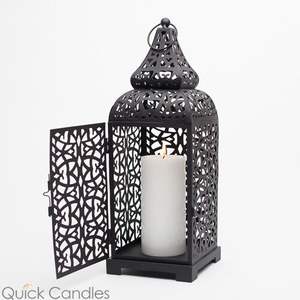 โคมไฟโลหะโมร็อกโกพร้อมงานศิลปะที่สวยงามและบรรยากาศแบบโมร็อกโก - Product Image 5