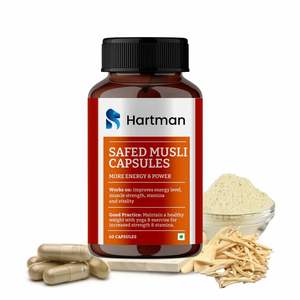 Cápsulas SafedMusli para la salud reproductiva masculina mejora el rendimiento físico Testos terone niveles para adultos mujeres embarazadas) - Product Image 1