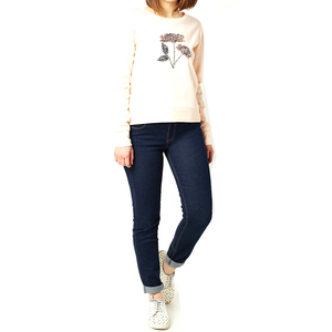 Sweatshirts imprimés pour femmes - Vêtements confortables pour tous les jours Couture durable 100% coton Écologique Logo avant - Product Image 5