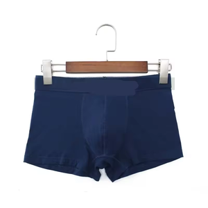 Nouveau produit populaire hommes solides caleçons Polyester coton sans couture hommes slips Boxer Shorts sous-vêtements - Product Image 6