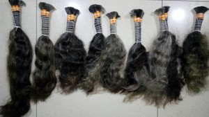 Cabello crudo humano virgen a granel de alta calidad a granel buenos tamaños y grosor cutícula alineada cabello Remy Natural de gama alta - Product Image 4