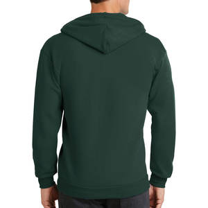 Sweat-shirt à fermeture éclair intégrale coupe ample vert XL - Product Image 2