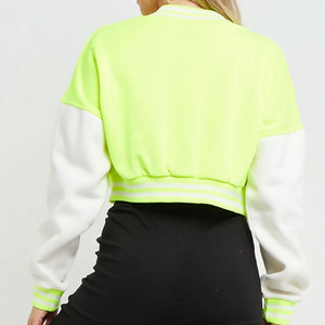 Chaquetas Universitarias Cortas de Moda 2026 para Mujer, Chaqueta Universitaria Personalizada de Invierno Estilo Vintage para Mujer - Product Image 2