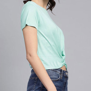 Top corto de algodón de alta calidad para mujer, ropa informal de verano, gran oferta en verano - Product Image 2