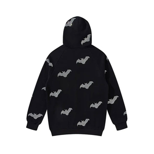 New Arrival Mens Premium Quality Fleece <b>Hoodies</b> with Digital Printed <b>Zipper</b> Design Polyester Cotton Breathable for Winter - Product Image 6