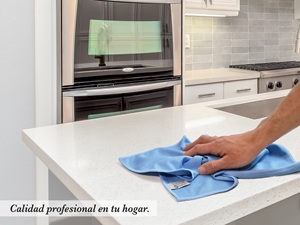 Chiffon de nettoyage pour vitres et écrans en microfibre bleu premium, réutilisable, chiffon magique, entretien automobile et domestique, haute qualité, 280 g/m² - 38x40 cm - Product Image 3