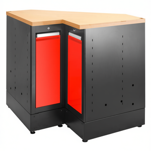 ตู้เก็บเครื่องมือ Facom รุ่น Red Corner พร้อมท็อปโต๊ะไม้ - Product Image 2