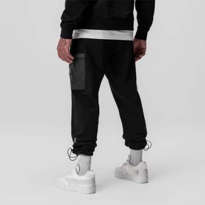 Pantalon de jogging cargo pour hommes avec poches zippées-Pantalon pratique et élégant pour le travail, les voyages et les activités quotidiennes - Product Image 3