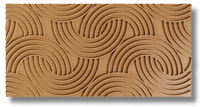 Panneaux de revêtement mural en bois massif gravés en 3D CNC, style moderne et élégant, accent décoratif pour ferme, maison, bureau, salon, salle de bain
