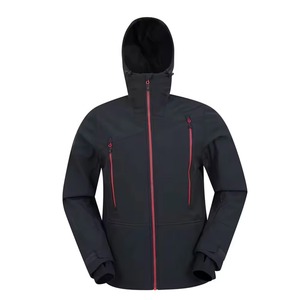 Veste Softshell pour homme, nouvelle arrivée, style fermeture éclair personnalisée, vêtements décontractés, légère, vente en gros, vêtements d'extérieur, veste Softshell à capuche - Product Image 5