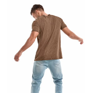 เสื้อยืดฮิปฮอปแนวสตรีทของผู้ชายเสื้อโอเวอร์ไซส์ผ้าผสมผ้าฝ้าย100% กระโปรงพิมพ์ลายดิจิตอล - Product Image 4