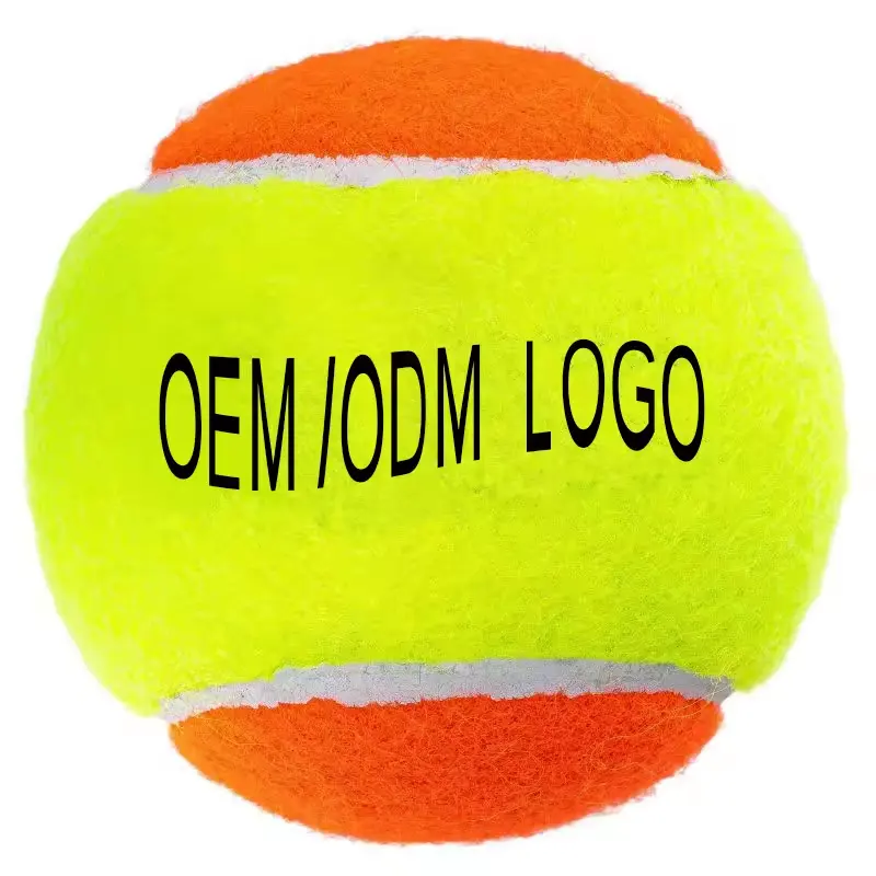 China factory wholesale professional custom brand logo high quality orange beach tennis padel balls