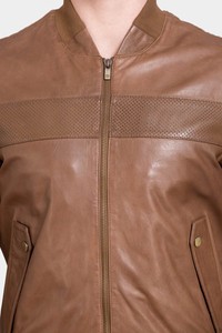 Chaqueta de Cuero de Cordero Negra para Hombre, Estilo Nuevo 2025, Moda Masculina, Chaquetas de Cuero para Hombre - Product Image 5