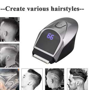Tondeuse à cheveux électrique sans fil rechargeable et étanche, kit de coupe de cheveux pour hommes, tondeuse à cheveux pour le soin de la tête, alimentée par batterie - Product Image 5