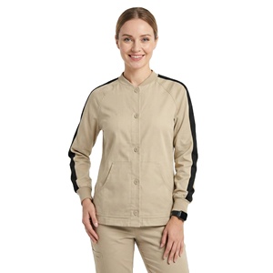 Chaqueta Quirúrgica Personalizada para Enfermeras con Botones a Presión, Abrigo Térmico, Uniforme Médico, Venta al por Mayor para Hospitales, Diseño con Puños Elásticos - Product Image 1