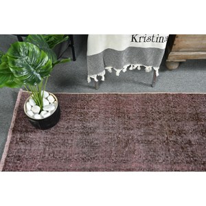Tapis turc vintage marron moderne 3.3X6,3 pieds Grande surface Rectangle classique Patchwork Design Laine Latex pour couloir Tapis de chambre - Product Image 2