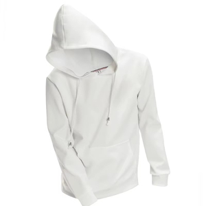 Sweat à capuche vierge 100 % polyester de haute qualité, personnalisable, style streetwear, pour hommes, prix de gros - Product Image 3