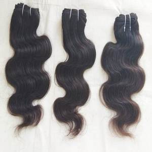 Extensions de cheveux humains vierges indiens Remy bouclés en vagues profondes, lots de mèches à tisser, couleur naturelle - Product Image 5