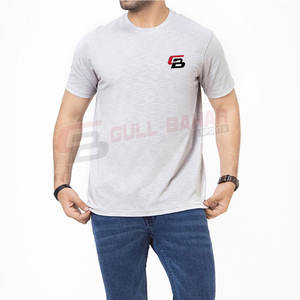 Ropa de hombre, camisetas, ropa de verano de manga corta, estilo callejero, algodón, calidad superior, OEM, camisa de Color sólido transpirable personalizada - Product Image 4