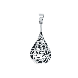Pendentif simple en argent sterling 925 fait à la main, bijoux pour le jour du mariage, fabricant de design unique, fournisseurs de boutique en ligne - Product Image 2
