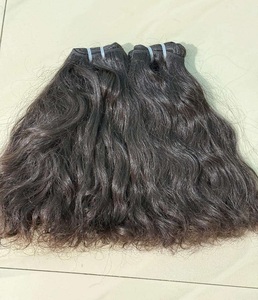 ผมแท้ลอนแบบ100% HD ผมธรรมชาติแท้ผมหยิกเป็นมัดผมสองชั้น - Product Image 2