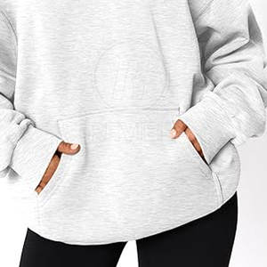 Hoodies surdimensionnés pour femmes de haute qualité, couleur personnalisée, logo personnalisé, en vente en ligne - Product Image 5