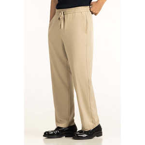 Pantalon décontracté Relax Fit 100% coton, tailles XL à 6XL, logo personnalisable, taille élastique, design cargo coloré MN-TRC-SS26-002 B - Product Image 3