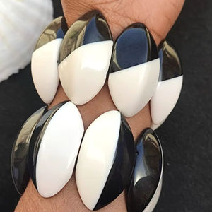 Misbaha-45pcs islamique populaire saoudien écologique 10mm chapelet musulman jaune acrylique rond Sibha Tesbih avec bracelet gland - Product Image 1