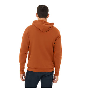 Bella + Canvas Unisex Algodón Fleece Pullover Sudaderas con capucha Tela ultra cómoda Ajuste regular Casual Ropa diaria bordada - Product Image 4